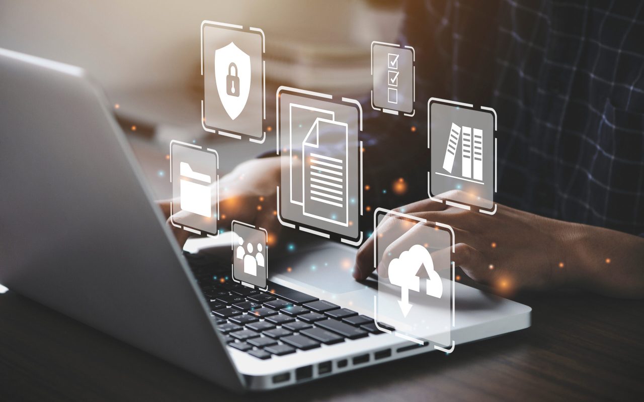 Businessman,Using,A,Computer,To,Document,Management,Concept,,Online,Documentation Businessman,Using,A,Computer,To,Document,Management,Concept,,Online,Documentation