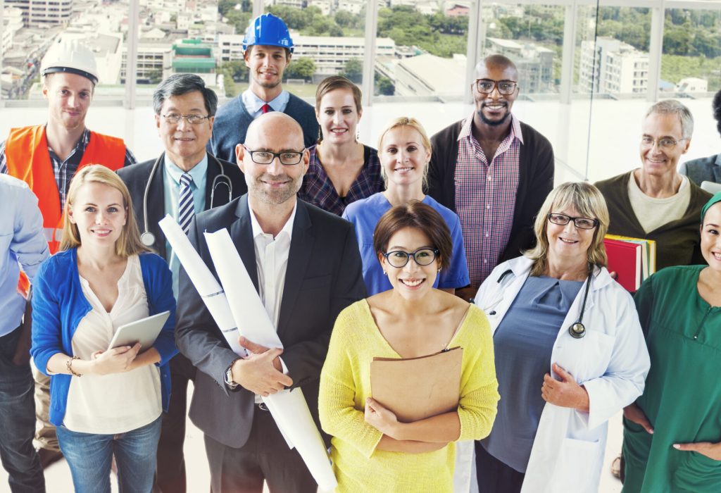 Celebrating,Diverse,People,Various,Occupations,Concept Celebrating,Diverse,People,Various,Occupations,Concept
